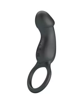 Pretty Love - Trae Vibrationsring mit schwarzem Stimulator
