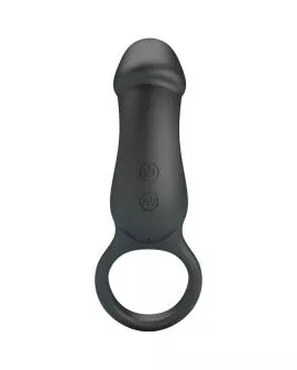 Pretty Love - Trae Vibrationsring mit schwarzem Stimulator