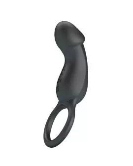Pretty Love - Trae Vibrationsring mit schwarzem Stimulator