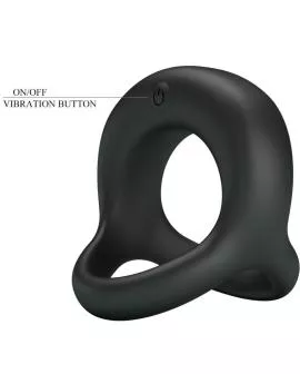 Pretty Love Elliott - Schwarzer Vibrierender Ring
