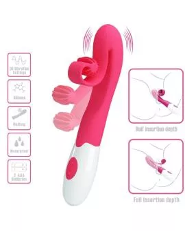 ROMANCE - VIBRATOR UND STIMULATOR 30 GESCHWINDIGKEITEN ROSA