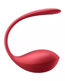 SATISFYER - SHINY PETAL G POINT FERNBEDIENUNGS STIMULATOR ROT KOSTENLOSE APP
