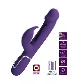Pretty Love - Kampas Rabbit Vibrator mit Zunge Violett