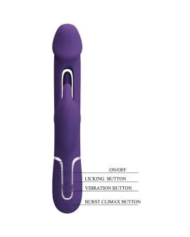 Pretty Love - Kampas Rabbit Vibrator mit Zunge Violett