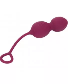 ARMONY - BLOSSOMS VAGINAL HANTEL VIBRATION FERNBEDIENUNG 10 VIBRATIONEN DUNKELROT