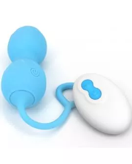 ARMONY - BLOSSOMS VAGINAL HANTEL VIBRATION FERNBEDIENUNG 10 VIBRATIONEN BLAU