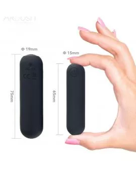 ARMONY -SPLASH HEHE VIBRATOR BULLET SILIKON 10 VIBRATIONEN 65 X 15 CM SCHWARZ