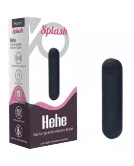 ARMONY -SPLASH HEHE VIBRATOR BULLET SILIKON 10 VIBRATIONEN 65 X 15 CM SCHWARZ