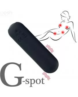 ARMONY - SPLASH HAHA VIBRATOR BULLET SILIKON 10 VIBRATIONEN 75 X 19 CM SCHWARZ