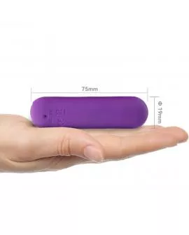 ARMONY - SPLASH HAHA VIBRATOR BULLET SILIKON 10 VIBRATIONEN 75 X 19 CM LILA