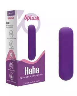 ARMONY - SPLASH HAHA VIBRATOR BULLET SILIKON 10 VIBRATIONEN 75 X 19 CM LILA