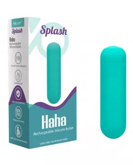 ARMONY - SPLASH HAHA VIBRATOR BULLET SILIKON 10 VIBRATIONEN 75 X 19 CM GRÜN