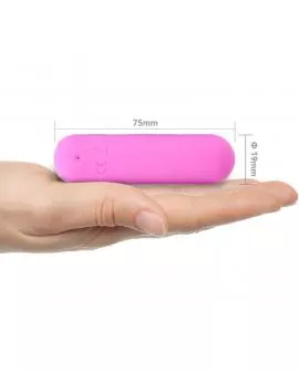 ARMONY - SPLASH HAHA VIBRATOR BULLET SILIKON 10 VIBRATIONEN 75 X 19 CM ROSA