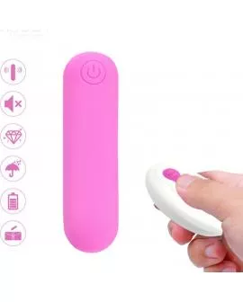 ARMONY - SPLASH JOLINE VIBRATOR BULLET SILIKON FERNBEDIENUNG 10 VIBRATIONEN 65 X 15 CM ROSA