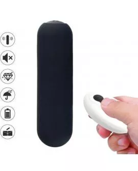 ARMONY - SPLASH JOIE VIBRATOR BULLET SILIKON FERNBEDIENUNG 10 VIBRATIONEN 75 X 19 CM SCHWARZ