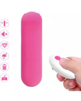 ARMONY - SPLASH JOIE VIBRATOR BULLET SILIKON FERNBEDIENUNG 10 VIBRATIONEN 75 X 19 CM ROSA