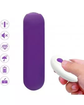 ARMONY - SPLASH JOIE VIBRATOR BULLET SILIKON FERNBEDIENUNG 10 VIBRATIONEN 75 X 19 CM LILA