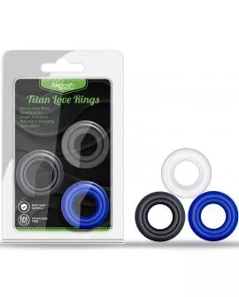 ARMONY - TITAN LOVE DONUT RING MEHRERE FARBEN