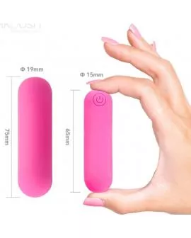 ARMONY - SPLASH HAHA VIBRATOR BULLET SILIKON 10 VIBRATIONEN 75 X 19 CM ROSA