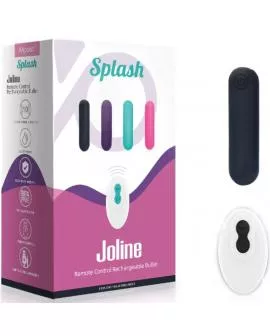 ARMONY - SPLASH JOLINE VIBRATOR BULLET SILIKON FERNBEDIENUNG 10 VIBRATIONEN 65 X 15 CM SCHWARZ