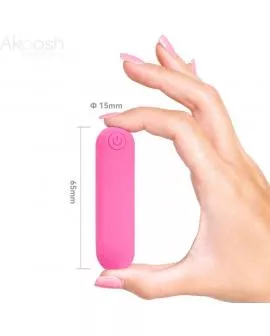 ARMONY - SPLASH JOLINE VIBRATOR BULLET SILIKON FERNBEDIENUNG 10 VIBRATIONEN 65 X 15 CM ROSA