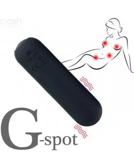 ARMONY - SPLASH JOIE VIBRATOR BULLET SILIKON FERNBEDIENUNG 10 VIBRATIONEN 75 X 19 CM SCHWARZ