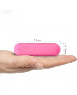 ARMONY - SPLASH JOIE VIBRATOR BULLET SILIKON FERNBEDIENUNG 10 VIBRATIONEN 75 X 19 CM ROSA