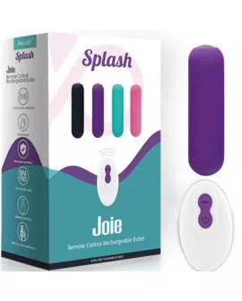 ARMONY - SPLASH JOIE VIBRATOR BULLET SILIKON FERNBEDIENUNG 10 VIBRATIONEN 75 X 19 CM LILA