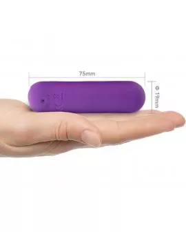 ARMONY - SPLASH JOIE VIBRATOR BULLET SILIKON FERNBEDIENUNG 10 VIBRATIONEN 75 X 19 CM LILA
