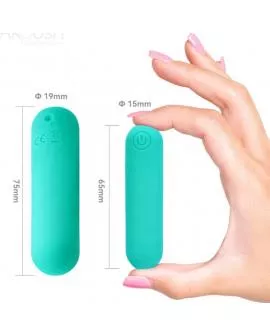 ARMONY - SPLASH HAHA VIBRATOR BULLET SILIKON 10 VIBRATIONEN 75 X 19 CM GRÜN