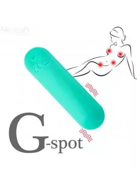 ARMONY - SPLASH JOIE VIBRATOR BULLET SILIKON FERNBEDIENUNG 10 VIBRATIONEN 75 X 19 CM GRÜN