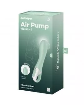 SATISFYER - AIR PUMP VIBRATOR 3 AUFBLASBARER G-PUNKT MINT