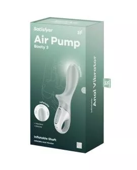 Satisfyer Air Pump Booty 3 - Aufblasbarer Analvibrator