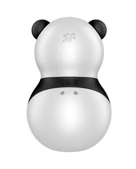 SATISFYER - POCKET PANDA STIMULATOR & VIBRATOR SCHWARZ WEISS