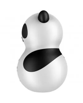 SATISFYER - POCKET PANDA STIMULATOR & VIBRATOR SCHWARZ WEISS