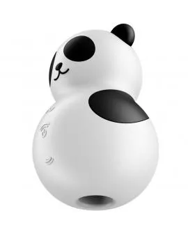 SATISFYER - POCKET PANDA STIMULATOR & VIBRATOR SCHWARZ WEISS