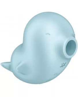 SATISFYER - SASSY SEAL STIMULATOR & VIBRATOR BLAU