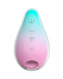 SATISFYER - MERMAID VIBES STIMULATOR & VIBRATOR MINT UND PINK