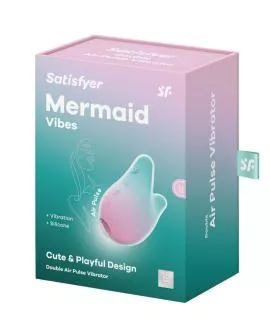 Satisfyer - Mermaid Vibes Stimulator Vibrator Minze Pink