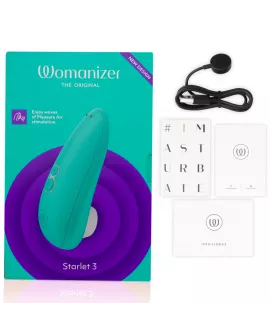 WOMANIZER - STARLET 3 KLITORALSTIMULATOR TÜRKIS