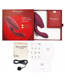 WOMANIZER - DUO 2 STIMULATOR BORDEAUX