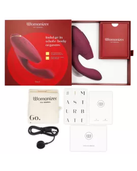 WOMANIZER - DUO 2 STIMULATOR BORDEAUX
