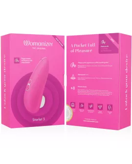 WOMANIZER - STARLET 3 KLITORALSTIMULATOR ROSA
