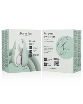 WOMANIZER - LIBERTY 2 KLITORIS-STIMULATOR & SAUGER HELLGRÜN