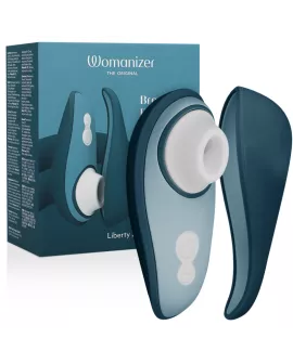 WOMANIZER - LIBERTY 2 KLITORIS-STIMULATOR & SAUGER BLAU
