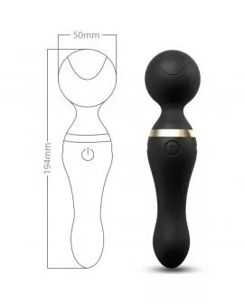 ARMONY - FREEZA MASSAGER & VIBRATOR SUPER FLEXIBLER KOPF SCHWARZ