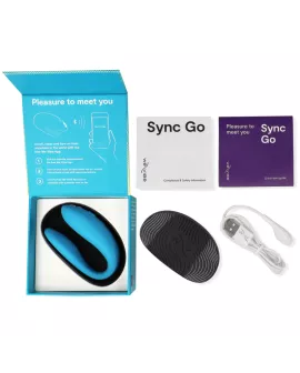 We-Vibe Sync Go Dual Stimulator - Türkis