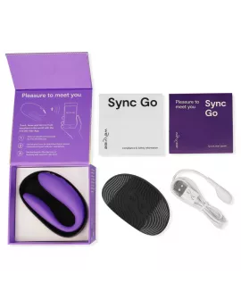 We-Vibe Sync Go Dual Stimulator Violett - Paar-Vibrator