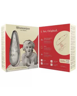WOMANIZER - MARILYN MONROE CLASSIC 2 KLITORALSTIMULATOR, WEISSER MARMOR