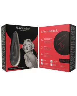 WOMANIZER - MARILYN MONROE CLASSIC 2 KLITORALSTIMULATOR AUS SCHWARZEM MARMOR